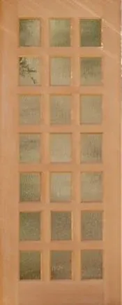 1. Strongarm 245 G 2040 x 820/870 x 40mm Glazed in Drift Glass