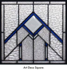 Art Deco Leadlight Square