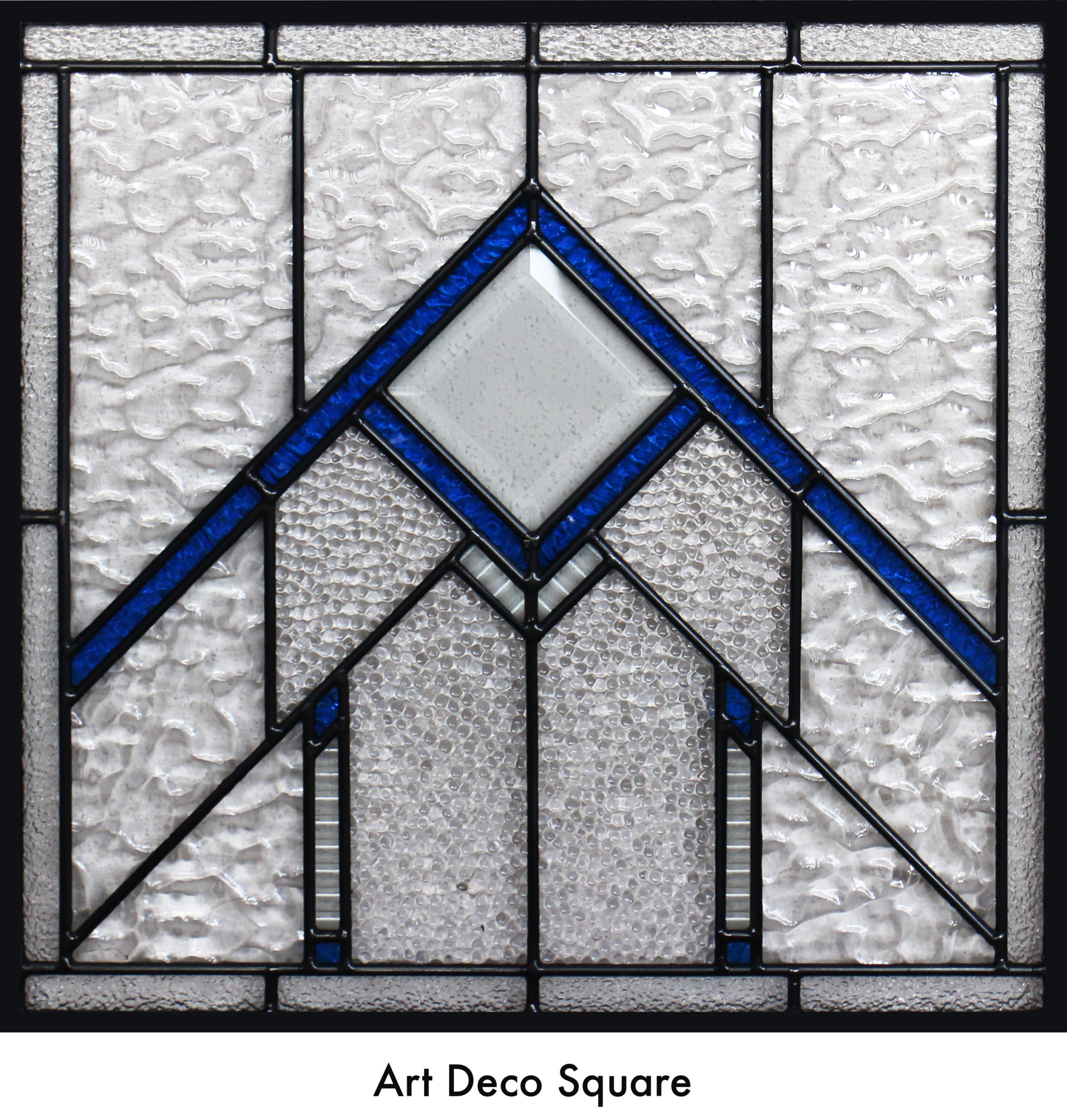 Art Deco Leadlight Square