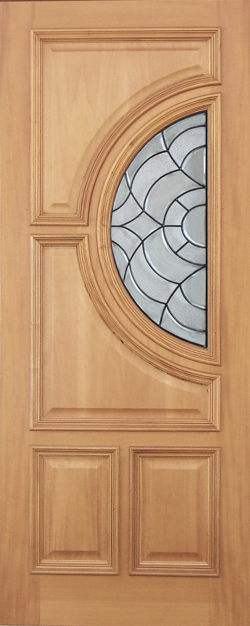 Classique solid timber door left