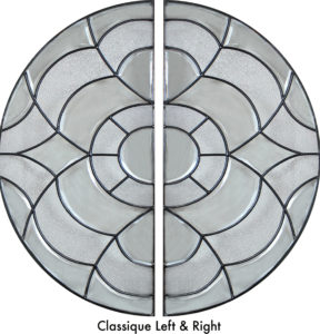 Classique leadlight Left & Right