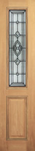 Colonial bollection mould sidelite with Flower triple glazed leadlight