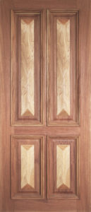 Colonial Solid Door with cricket bat and bollection mould