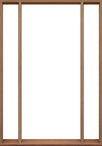 Single with 2 sidelites Timber Frame