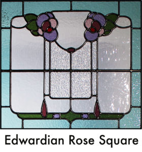 Edwardian Rose Leadlight