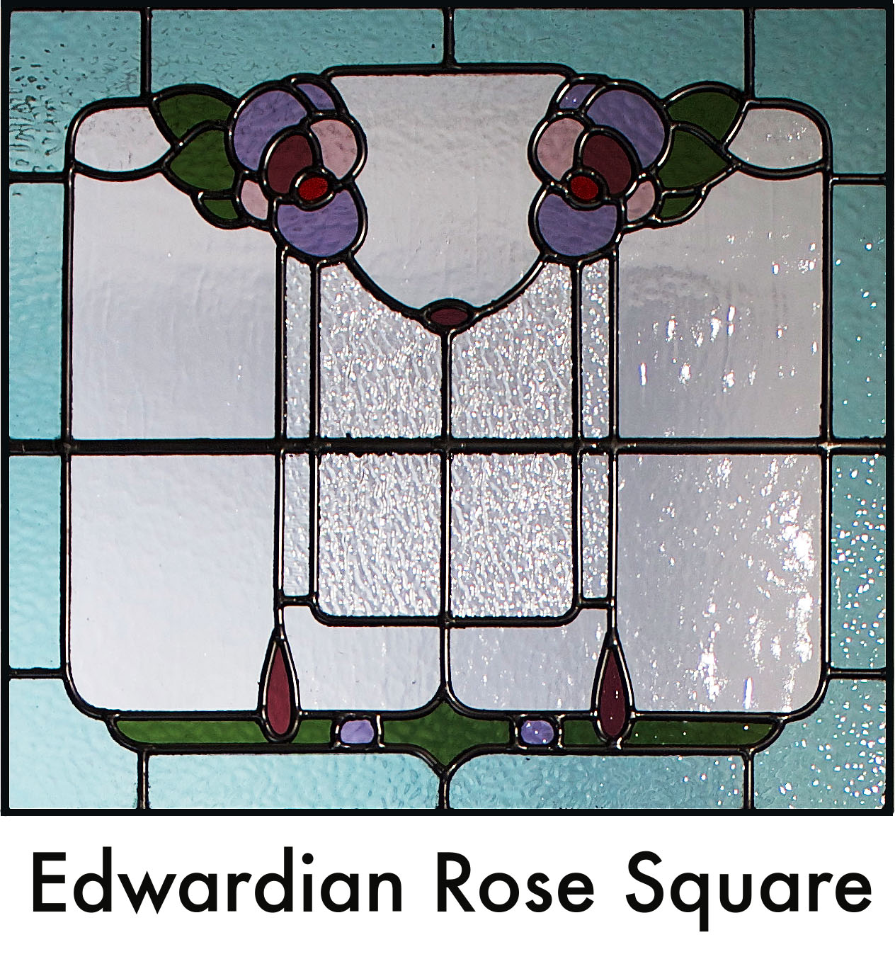 Edwardian Rose Leadlight