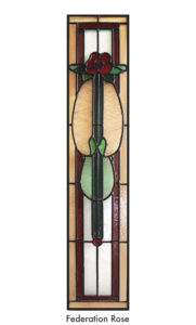 Federation Rose Leadlight