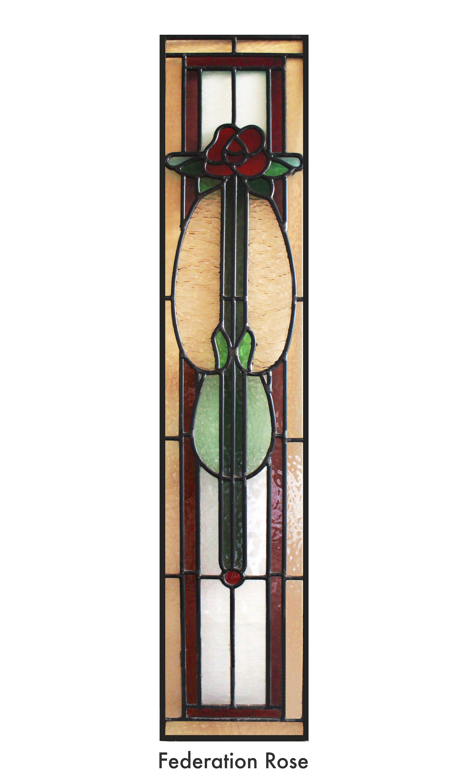 Federation Rose Leadlight