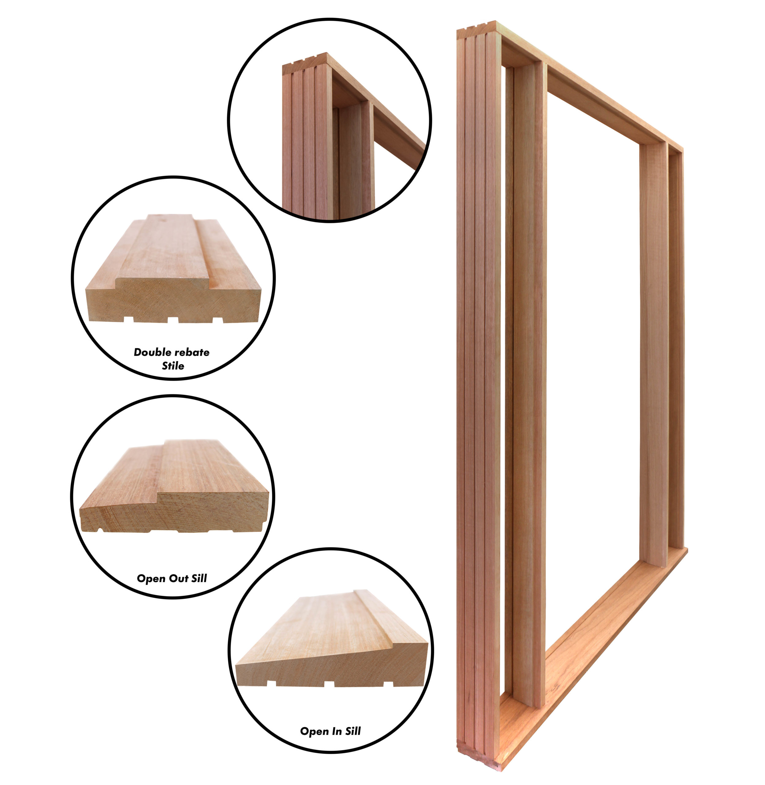 External timber frame