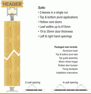 Barracuda bifold door system