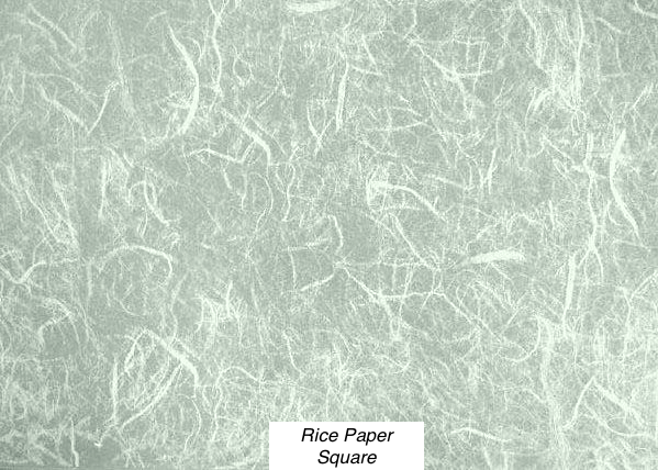 Rice paper enamel glass